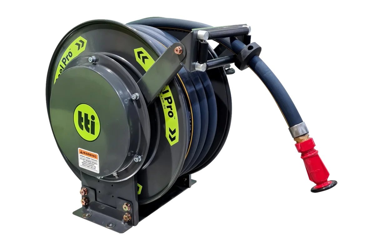 ReelPro™ - 20m x 25mm Fire Fighting Hose Reel - Spring Rewind