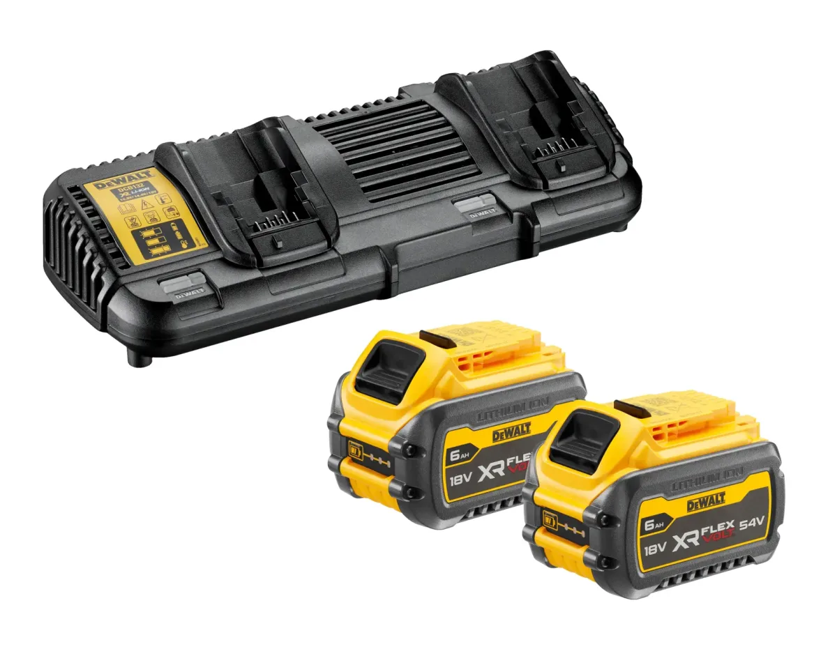 DEWALT® 54V XR® 6Ah FLEXVOLT® Twin Battery Starter Kit