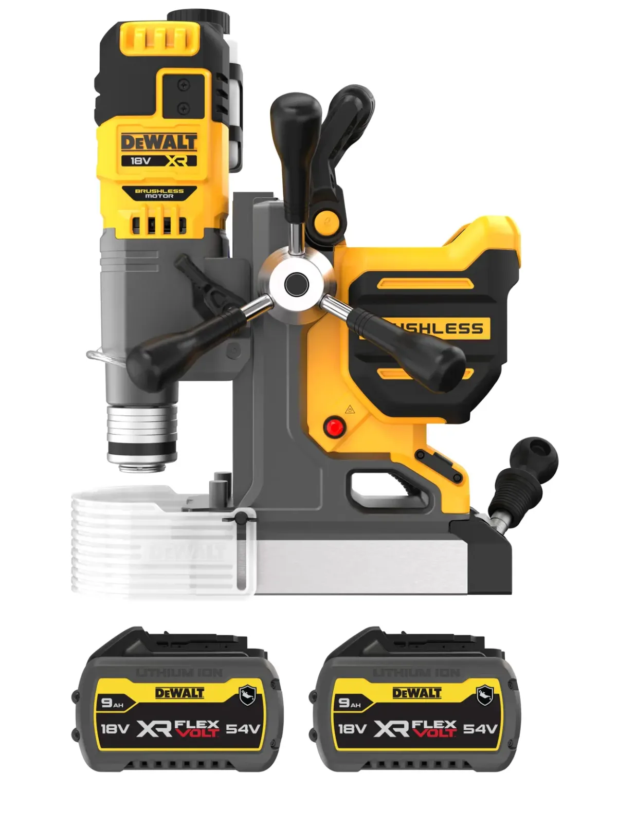 DEWALT® 18V XR® Brushless Magnetic Drill - 2 X 9Ah GFN Batteries - Image 2