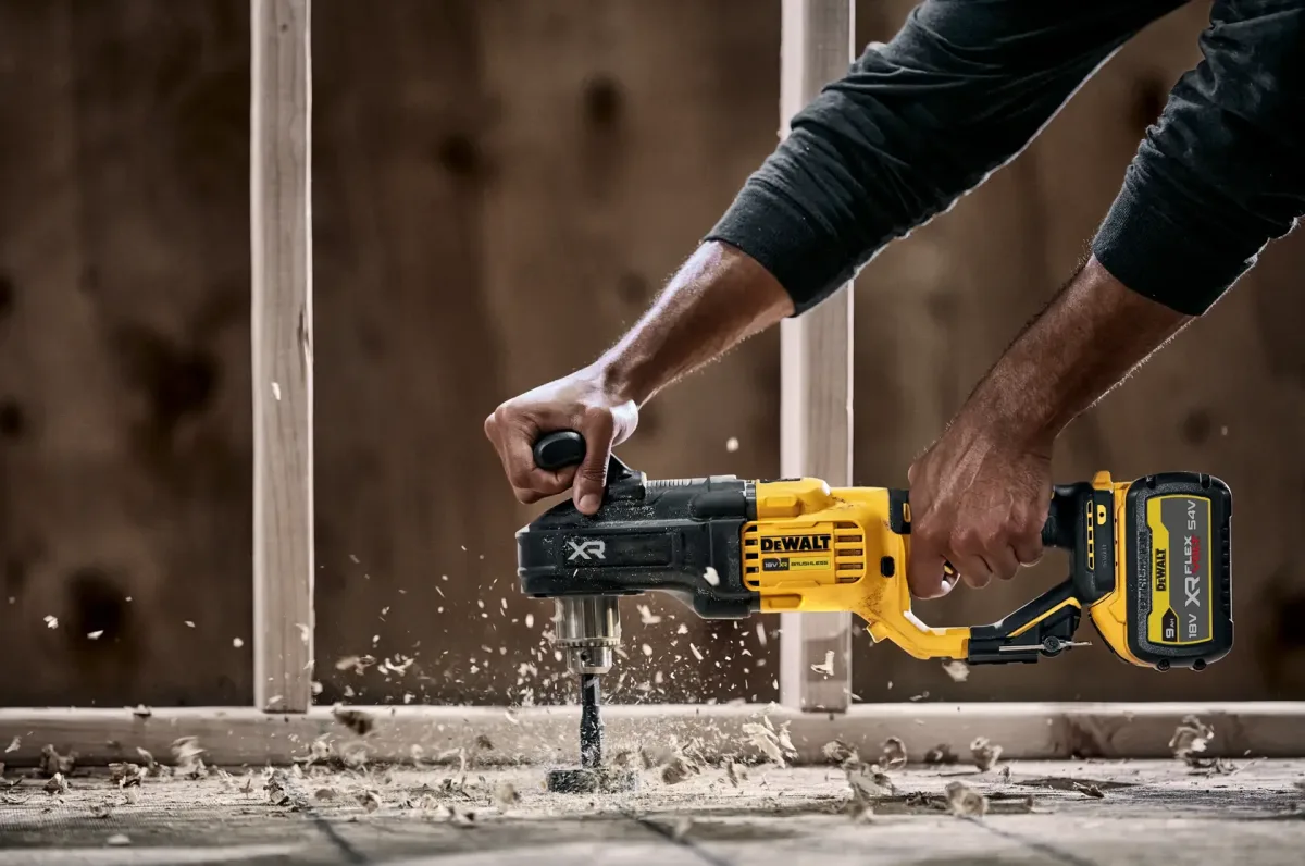 18V XR® Brushless Right Angle Stud And Joist Drill - Bare Unit - Image 4
