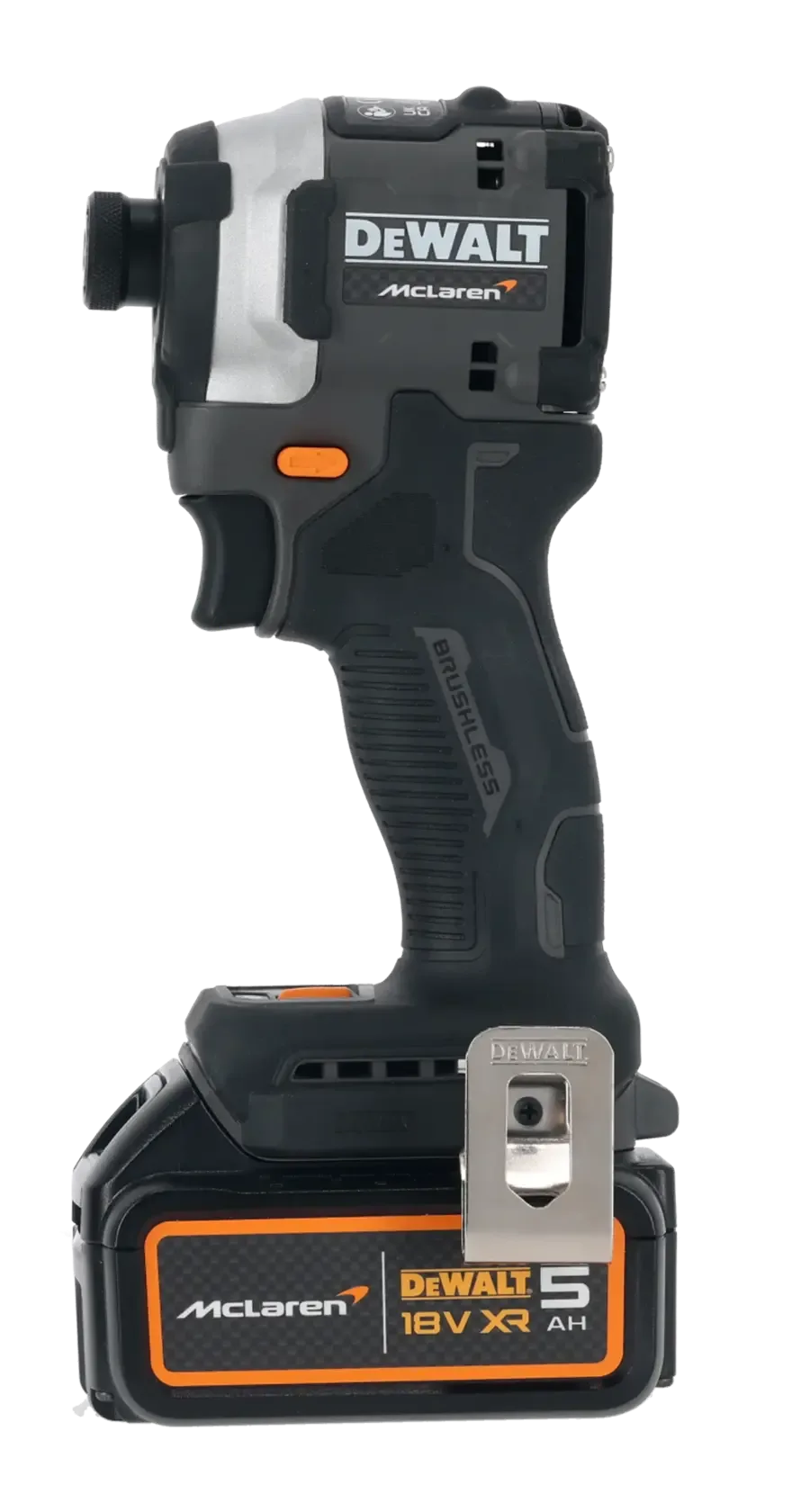 DEWALT® x McLaren F1 Team 18V XR® Brushless Impact Driver - 2 x 5AH - Image 2
