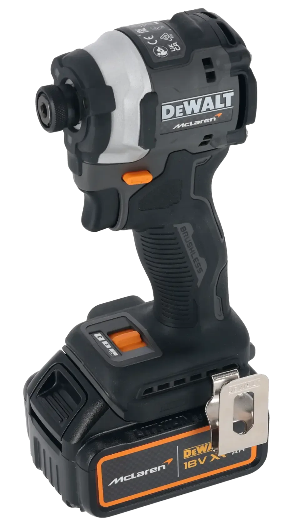 DEWALT® x McLaren F1 Team 18V XR® Brushless Impact Driver - 2 x 5AH - Image 3