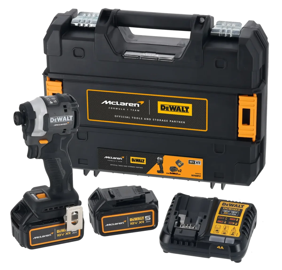 DEWALT® x McLaren F1 Team 18V XR® Brushless Impact Driver - 2 x 5AH
