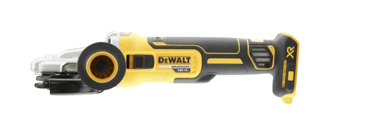 18V XR® Brushless 125mm Flat Head Angle Grinder (Tool Only) - Image 2