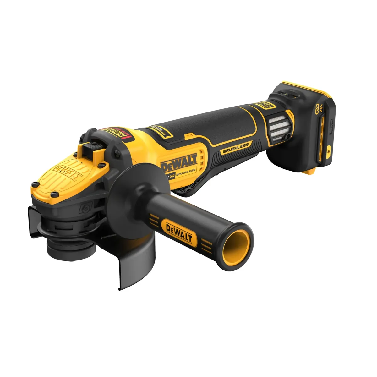 18V XR® Brushless 125mm Variable Speed Paddle Switch Angle Grinder - Tool Only - Image 3