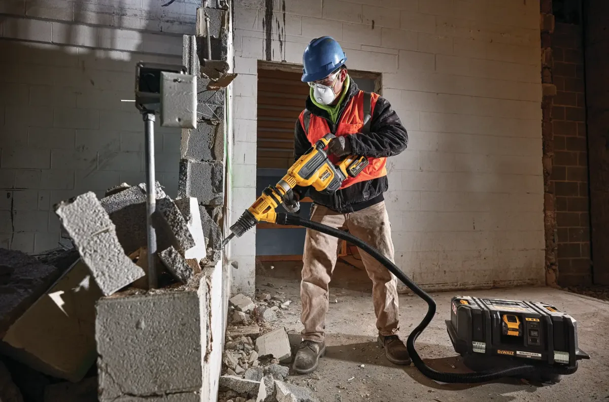 54v XR Flexvolt® 45mm SDS-MAX Hammer Drill - Bare Unit - Image 4