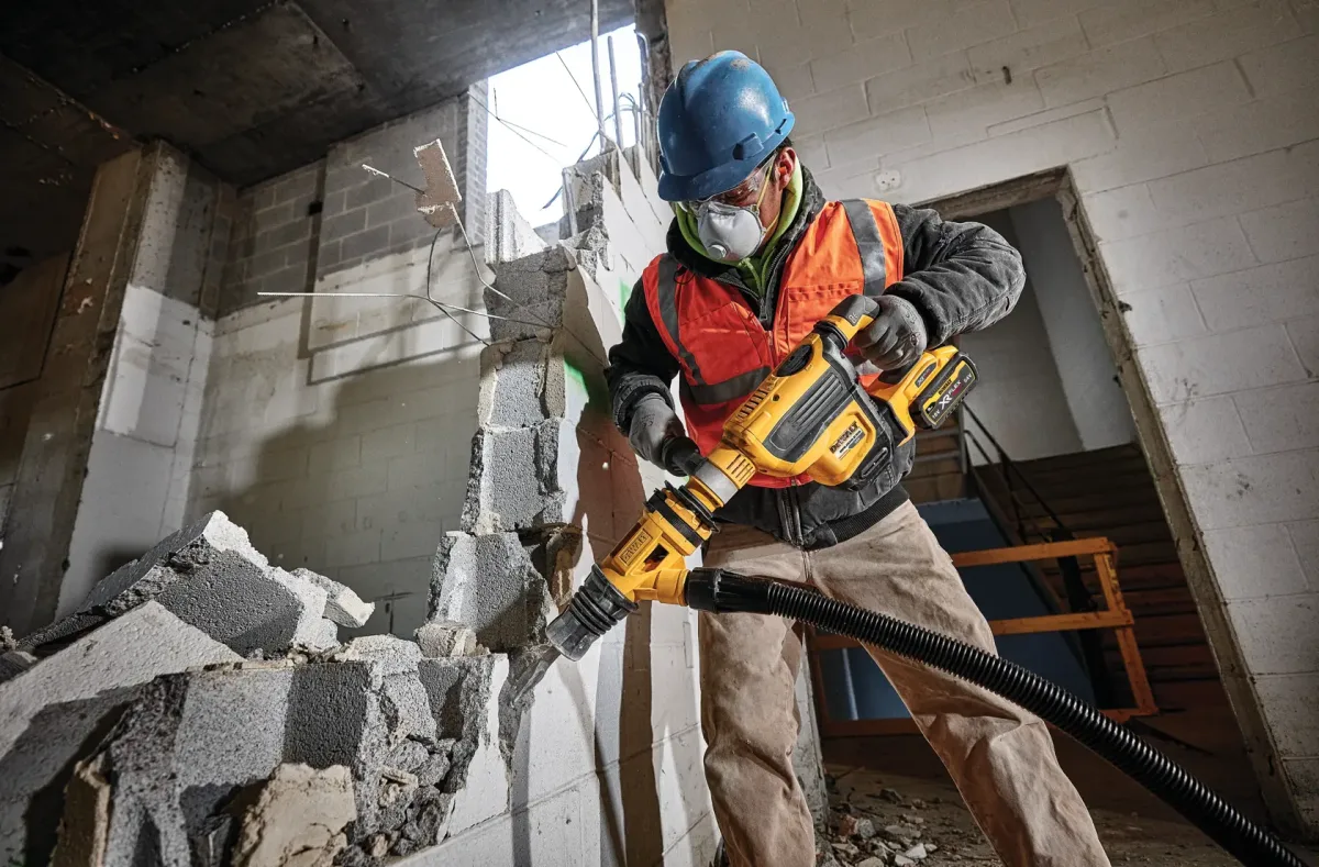 54v XR Flexvolt® 45mm SDS-MAX Hammer Drill - Bare Unit - Image 5