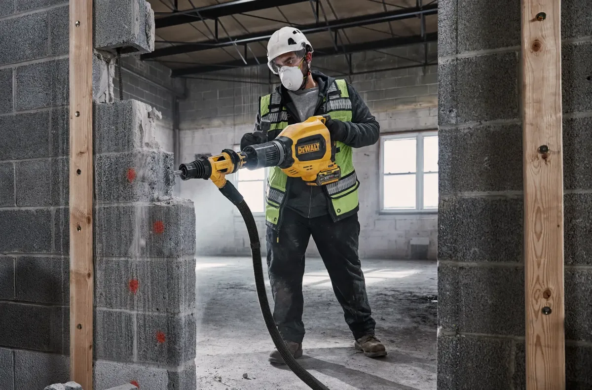 DEWALT® 54V XR Flexvolt® 11Kg SDS MAX Demolition Hammer (Tool Only) - Image 4