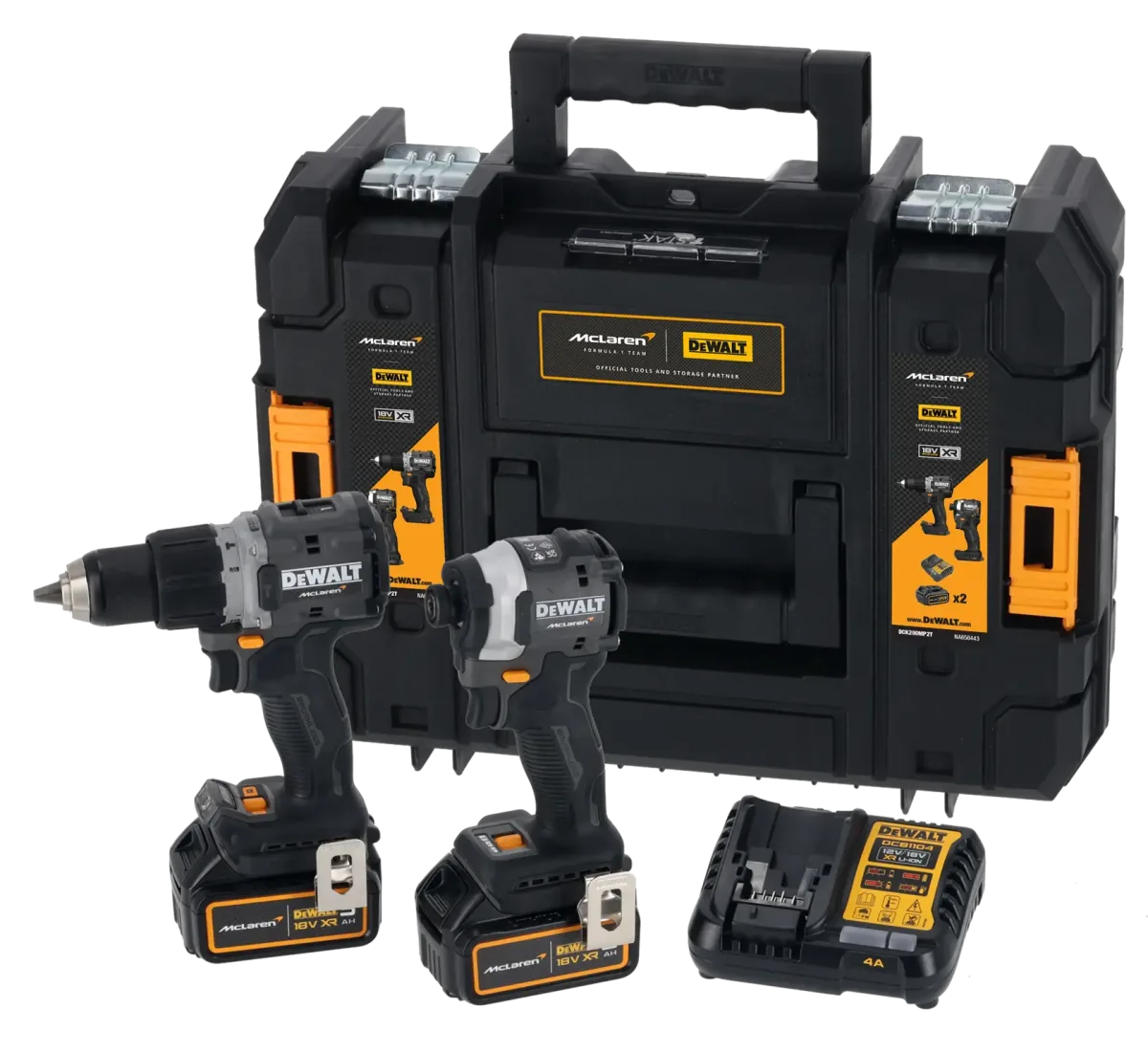 DEWALT® x McLaren F1 Team 18V XR® Brushless Twin Kit - 2 X 5AH