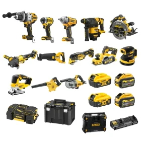 DEWALT® 18V XR® 14 Piece Kit - 2X 5Ah & 2X FLEXVOLT® 9Ah
