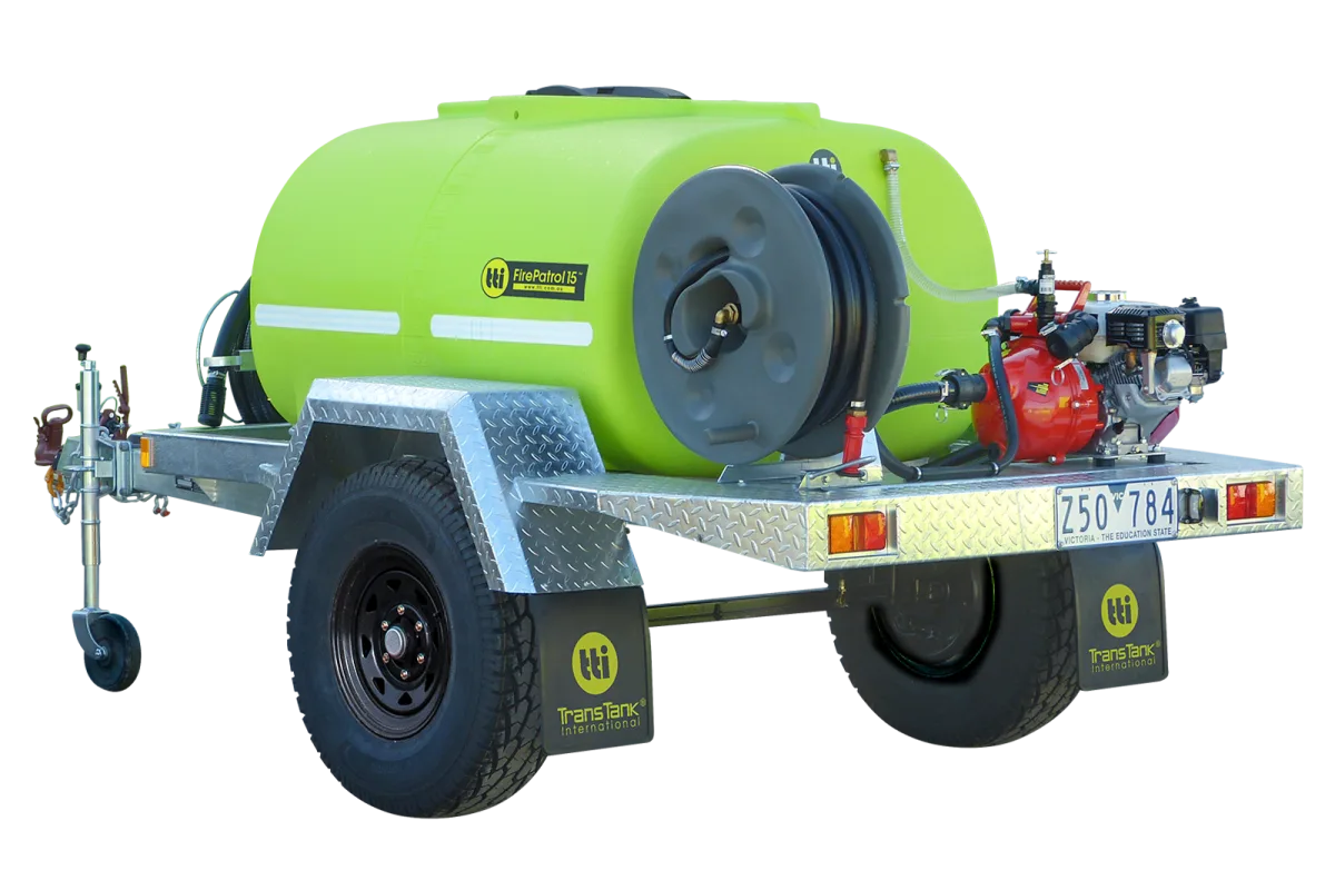 1000L FirePatrol15™ Fire Fighting Trailer