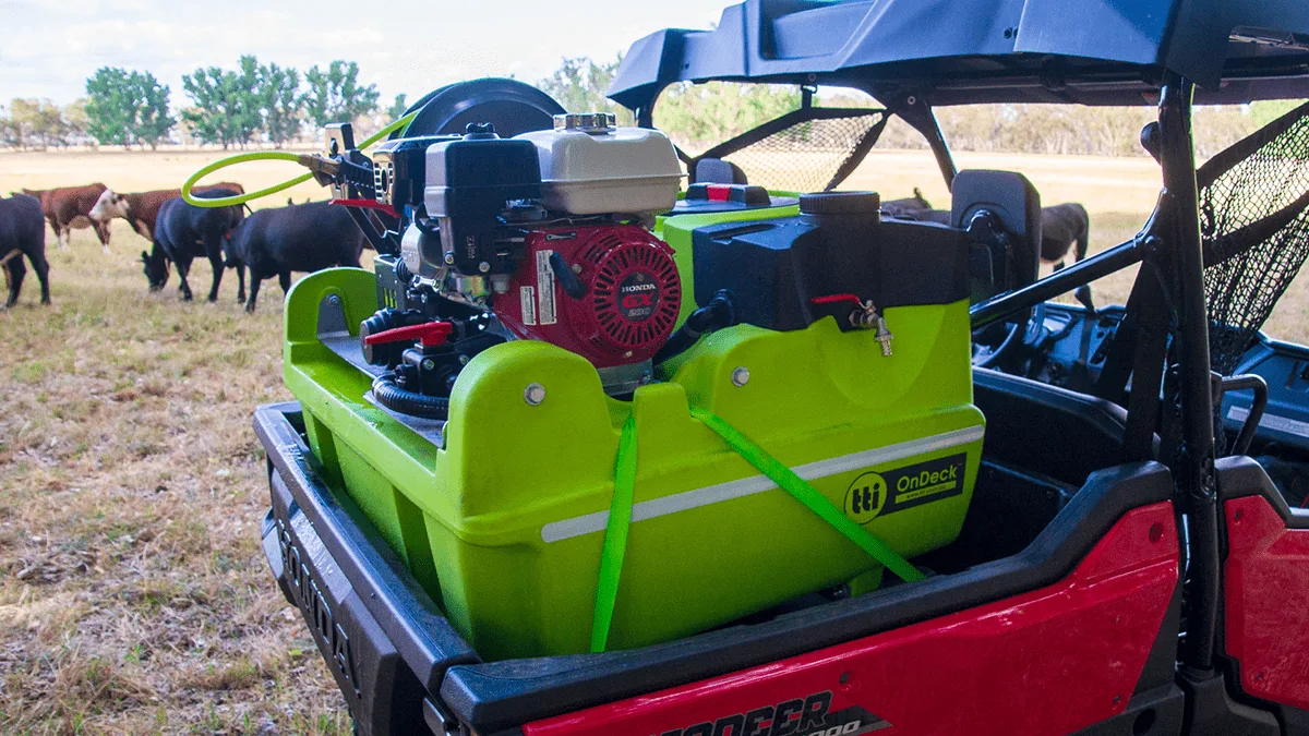 300L OnDeck™ UTV Sprayer (Honda GX200 & Twin 100m SuperReel™) - Image 10