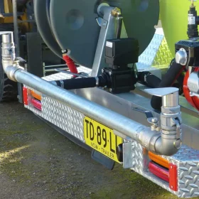 Dual Def. Spraybar, 2 x 1.5" Deflectors & Ball Valve - UPGRADE