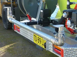 Dual Def. Spraybar, 2 x 1.5" Deflectors & Ball Valve - UPGRADE
